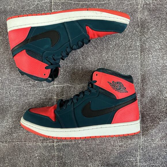Men\'s 2015 Nike Air Jordan 1 Retro High Russell Westbrook PE Sz 10 (332550-312) main image 4